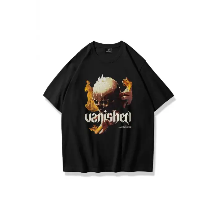 Unisex Vanished Tshirt Siyah