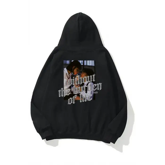 Unisex Without The Burden Sweatshirt Hoodie Siyah