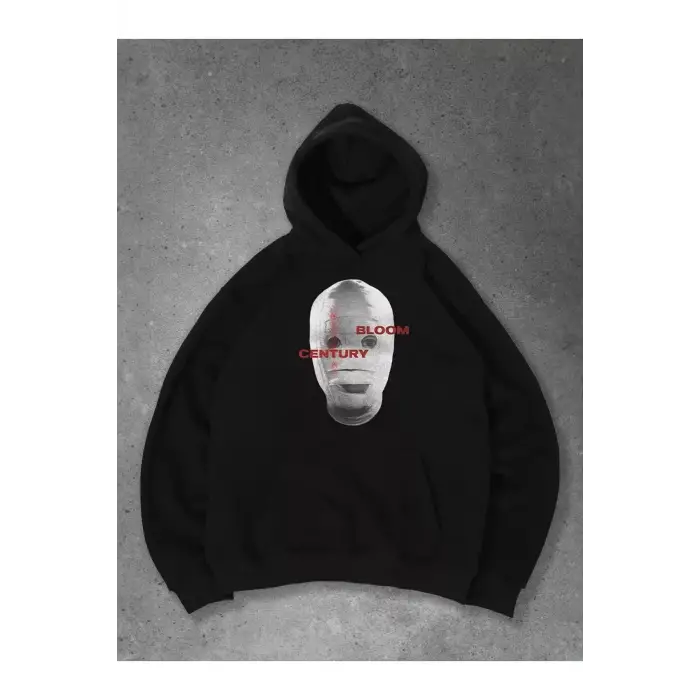 Unisex Wrapped in Bandages Sweatshirt Siyah