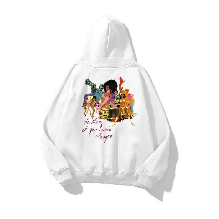 Unisex Your Favorite Things Sweatshirt Beyaz