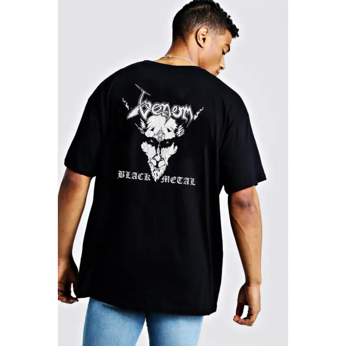 Venom Black Metal Oversize Unisex Tişört