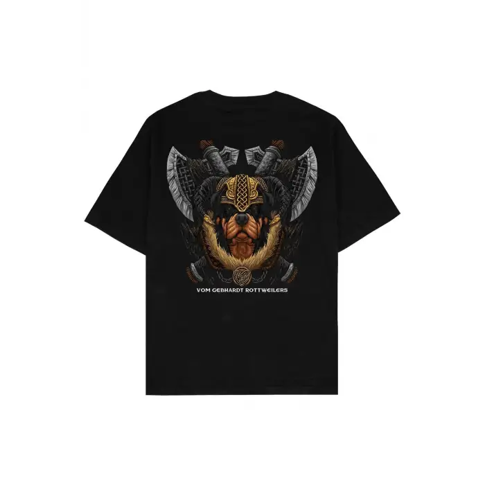 Warrior Siyah Oversize Unisex T-shirt