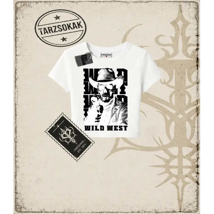 WILD WEST Kadın Baby Tee