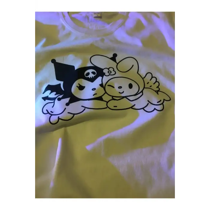 Y2k Kuromi & My Melody Tshirt