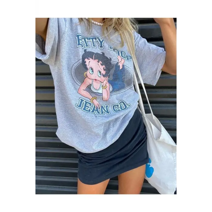 Y2k Oversize Betty Boop Tshirt