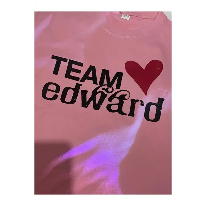 Y2k Twilight Team Edward Tshirt