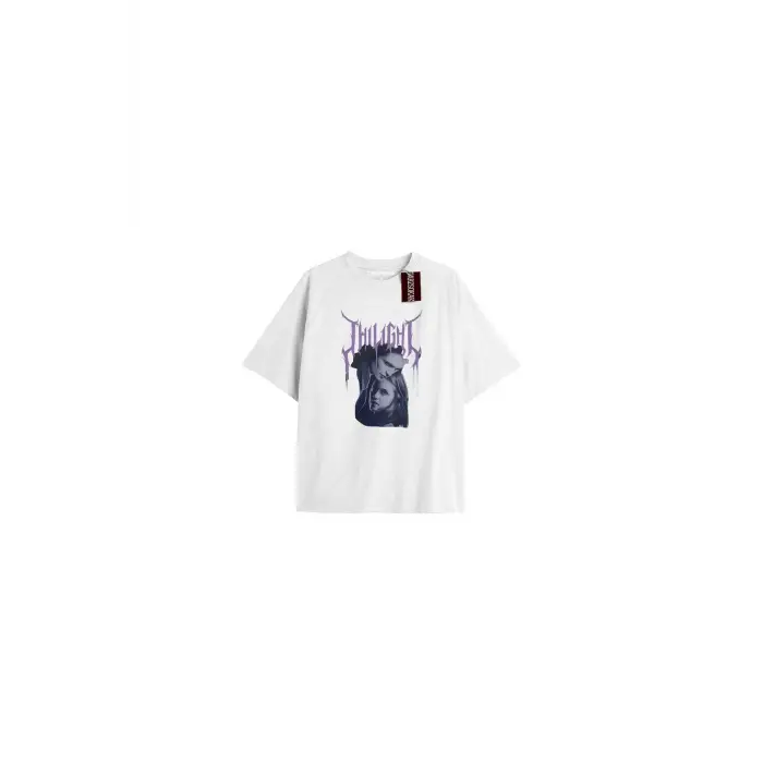 Y2k Twilight Team i love my boyfriend Tshirt KOD-Edward