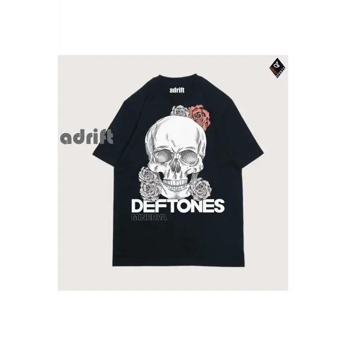 Y2K Unisex Harajuka Deftones Unisex Oversize Kalıp Tişört