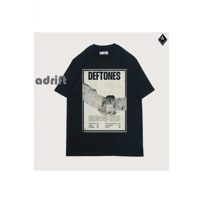 Y2K Unisex Harajuka Deftones Unisex Oversize Kalıp Tişört