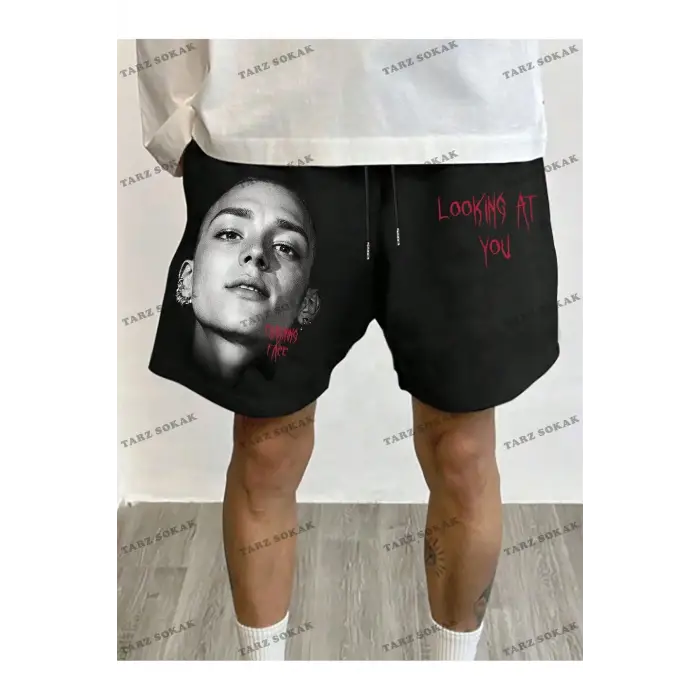 Y2K Unisex Yaz Şort Bermuda Harajuka Anime Retro KOD-11434