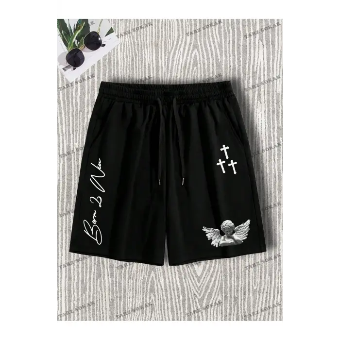 Y2K Unisex Yaz Şort Bermuda Harajuka Anime Retro KOD-11498