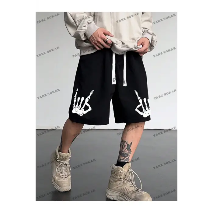 Y2K Unisex Yaz Şort Bermuda Harajuka Anime Retro KOD-11585
