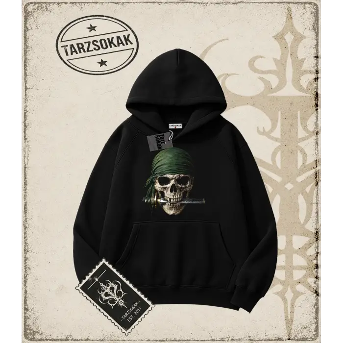 ZORO Oversize Unisex Kapşonlu Sweatshirt