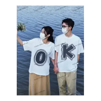 2 Adet Tir Harajuku Style Çift Sevgili Kombinleri Couple Clothing Yeni Sezon