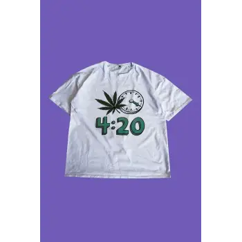 420 Weed Oversize Tişört