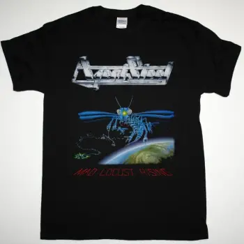 LȦȦZ ROCKIT KNOW YOUR ENEMY TOUR-87-88 NEW BLACK T-SHIRT ÖN BASKILI
