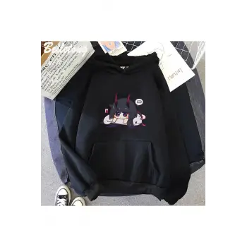 Siyah Rus Komut Dosyası soiСИ Sezonu KEDI Grafik Sudadera Mujer