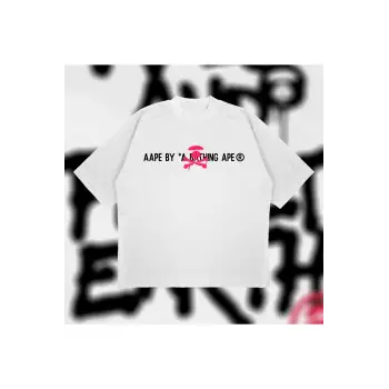 A Bathing Ape Moonface Boxy Fit Oversize Unisex Tshirt – Baskılı Tişört |