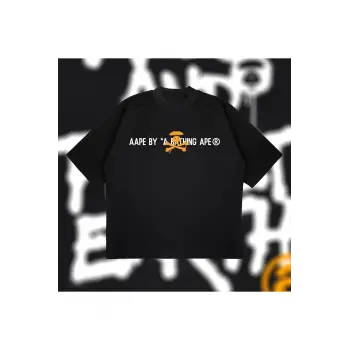A Bathing Ape Moonface Boxy Fit Oversize Unisex Tshirt – Baskılı Tişört |