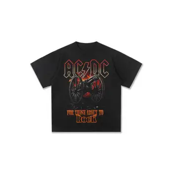 ACDC Bant Baskı Moda