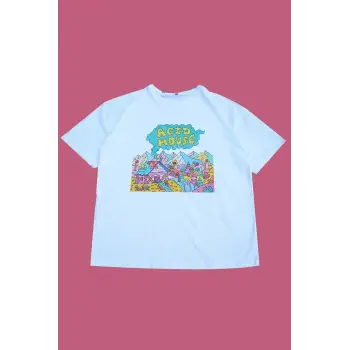 Acid House / Psychedelic Oversize Tişört