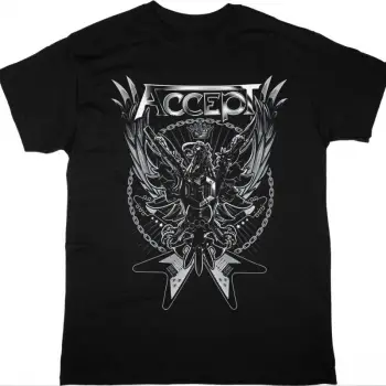 ALICE COOPER BLACK T SHIRT ÖN VE ARAKA BASKILI