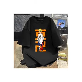 Anime Tokyo Revengers Baskılı Unisex Oversize