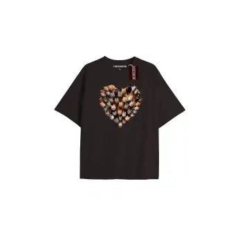 Another Baskılı Oversize Kalıp Unisex T-shirt
