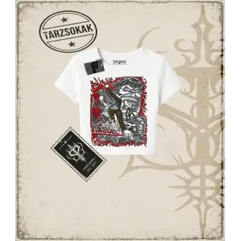 Attack On Titan Anime Baskılı Kadın Baby Tee