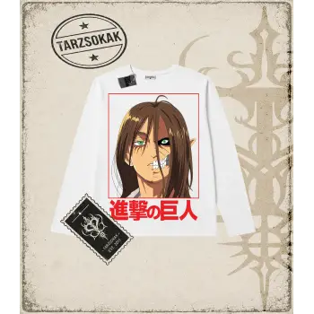 Attack On Titan Anime Baskılı Long Sleeve