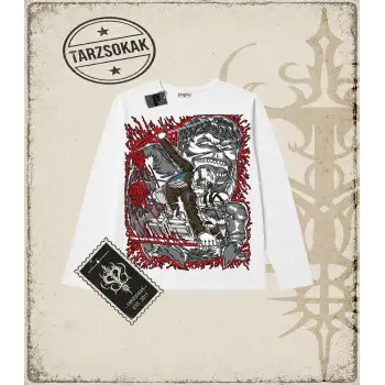 Attack On Titan Anime Baskılı Long Sleeve