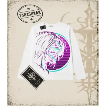 Attack On Titan Anime Baskılı Long Sleeve