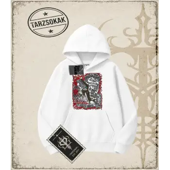 Attack On Titan Anime Baskılı Oversize Unisex Kapşonlu Sweatshirt