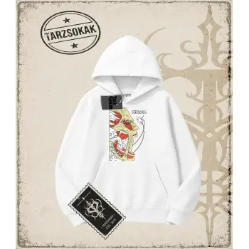Attack On Titan Anime Baskılı Oversize Unisex Kapşonlu Sweatshirt