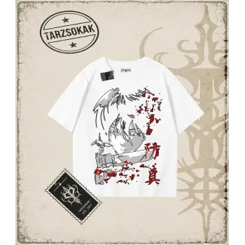 Attack On Titan Anime Baskılı Oversize Unisex Tişört