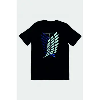 Attack On Titan Baskılı Penye T-shirt