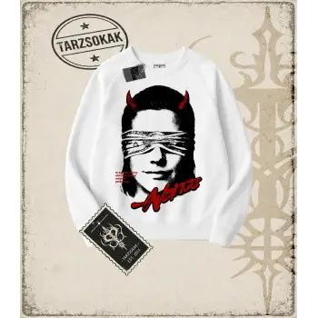 AVARICE Oversize Unisex Bisiklet Yaka Sweatshirt