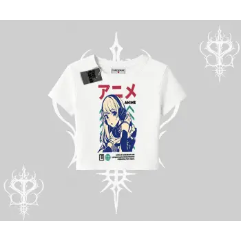 Babby Tee Tshirt Anime Kız Desenli Japon Tarzı