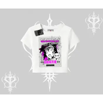 Babby Tee Tshirt Games Schoolgirl Anime Baskılı