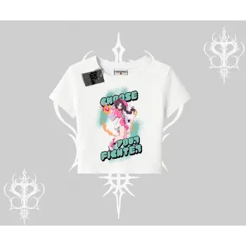 Babby Tee Tshirt Oversize Anime Kız Desenli Japon Stil