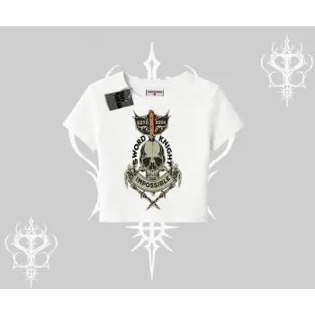 Babby Tee Tshirt Sword Knight Skull Impossible Street Creed