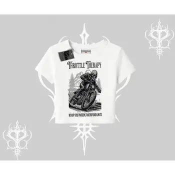 Babby Tee Tshirt Throttle Therapy No Brakes Just Freedom