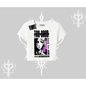 Babby Tee Tshirt Too Good Anime Girl Grafik Baskılı