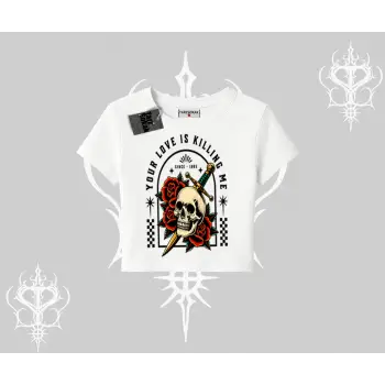 Babby Tee Tshirt Your Love Is Killing Me Dead Romance