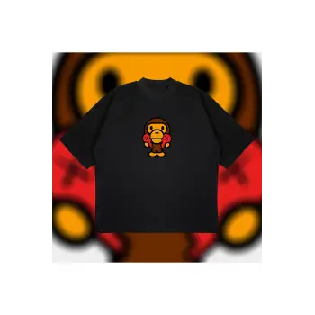 Bape X Comme Des Garçons Oversize Unisex Pamuklu Nefes Alan Kalın Kumaşlı