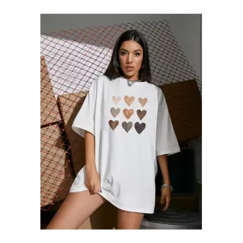 Baskı Oversize T-shirt