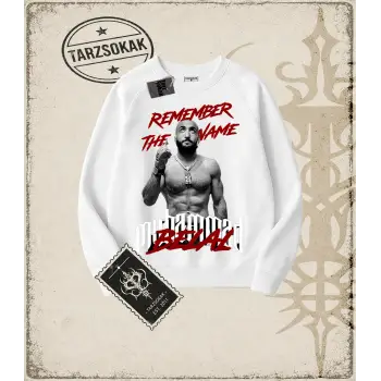 BELAL Oversize Unisex Bisiklet Yaka Sweatshirt