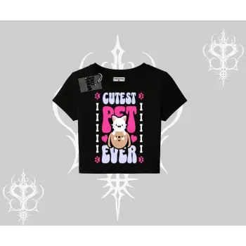Best Pet Ever Baskılı Babby Tee Tshirt - Çocuk
