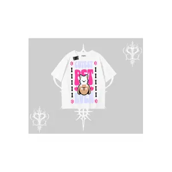 Best Pet Ever Baskılı Oversize Tshirt