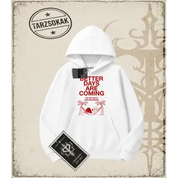 BETTER DAYS Oversize Unisex Kapşonlu Sweatshirt